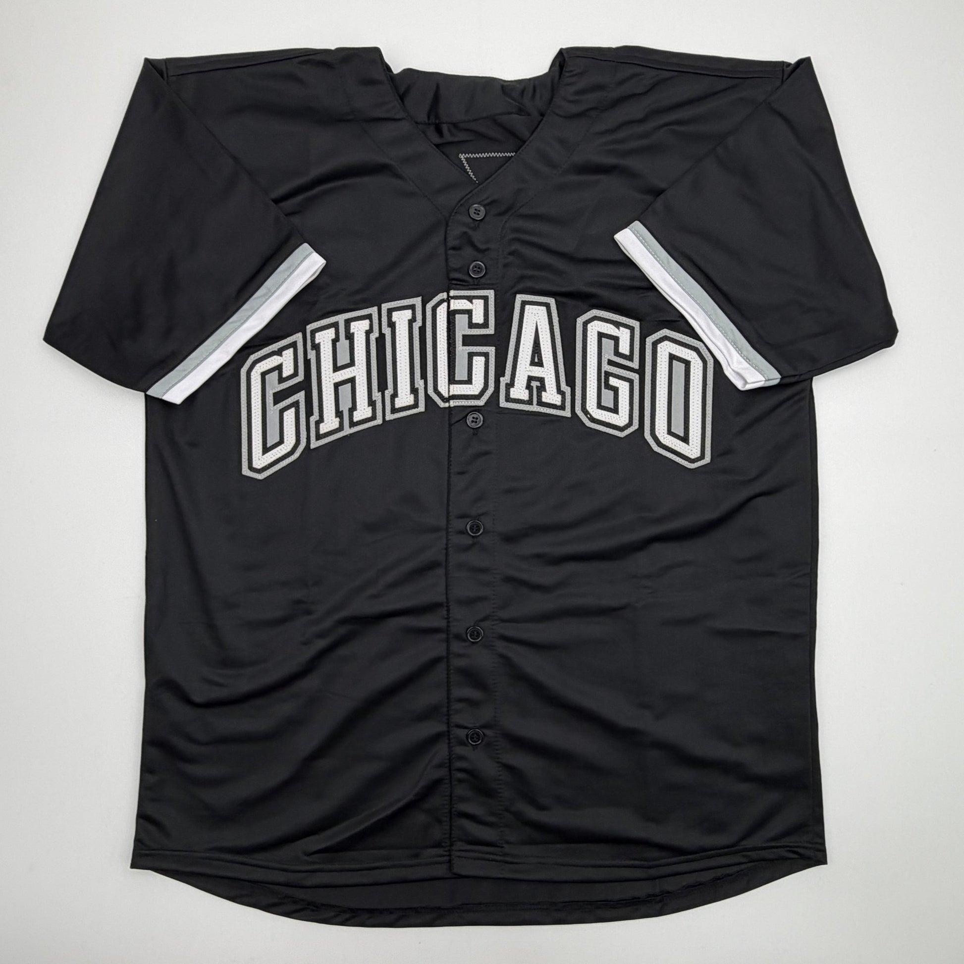 Autographed/Signed Bo Jackson Chicago Black Baseball Jersey Beckett BAS COA