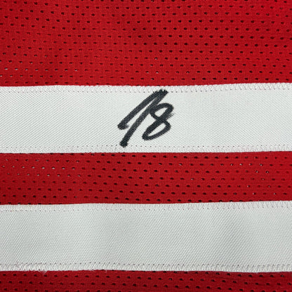 Autographed/Signed Jabari Smith Jr. Houston Red Basketball Jersey Tristar COA