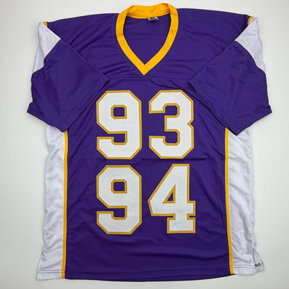 Autographed/Signed Kevin Williams Wall Minnesota Purple Football Jersey JSA COA