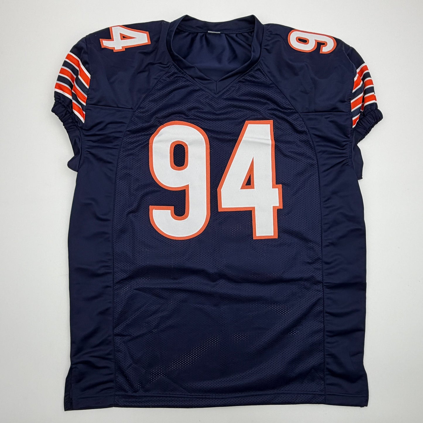 Autographed/Signed Austin Booker Chicago Blue Football Jersey JSA COA