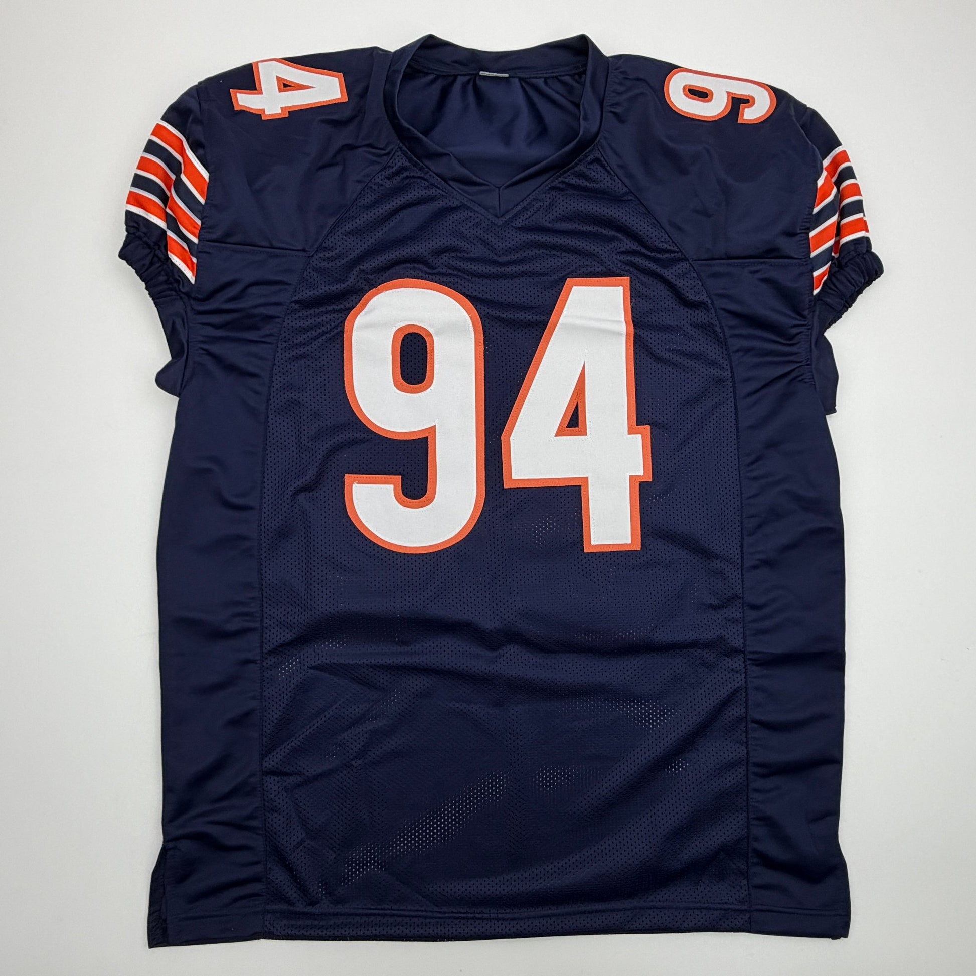 Autographed/Signed Austin Booker Chicago Blue Football Jersey JSA COA