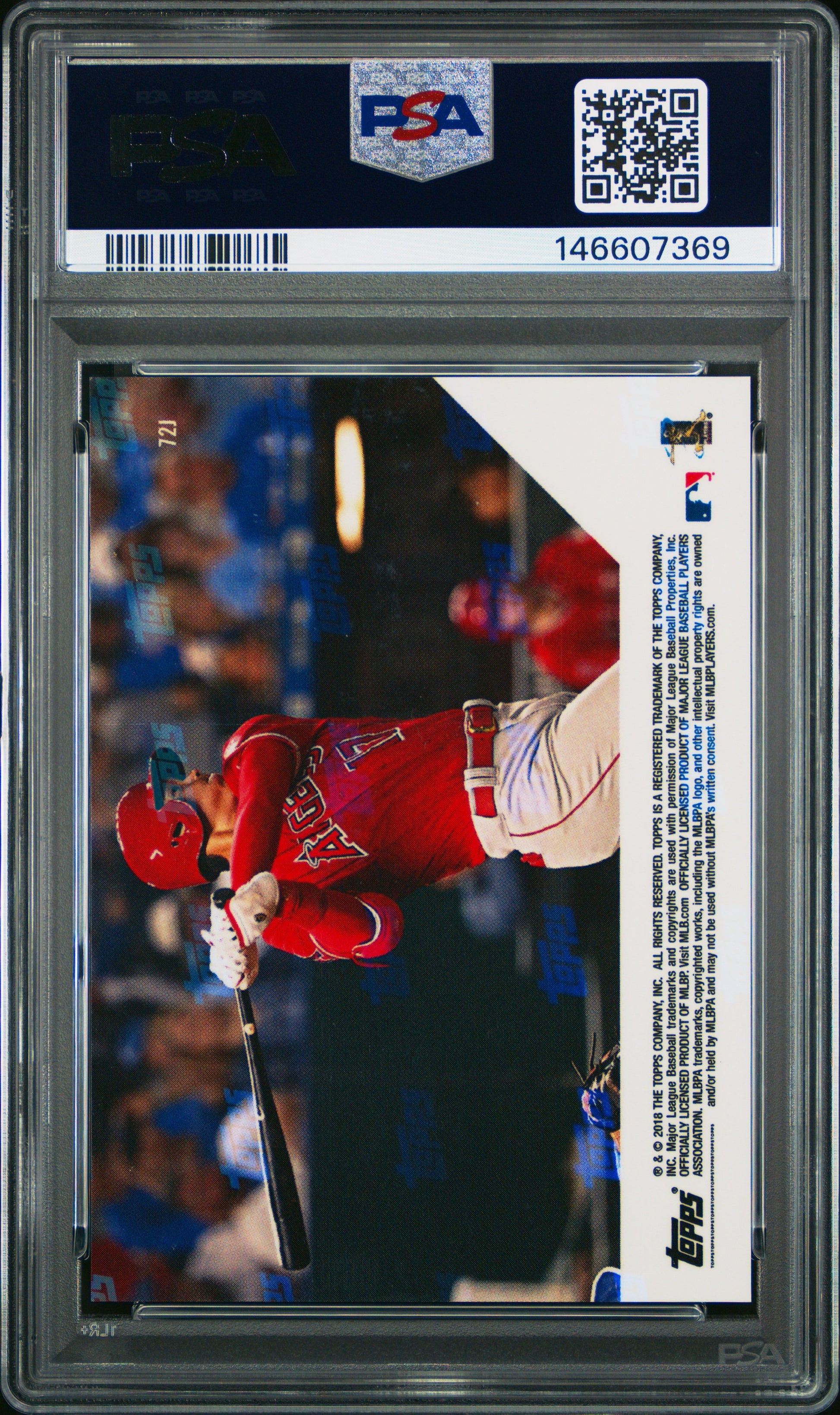 Graded 2018 Topps Now Shohei Ohtani #72J 1st Career Triple Japanese Rookie RC Baseball Card PSA 10 Gem Mint