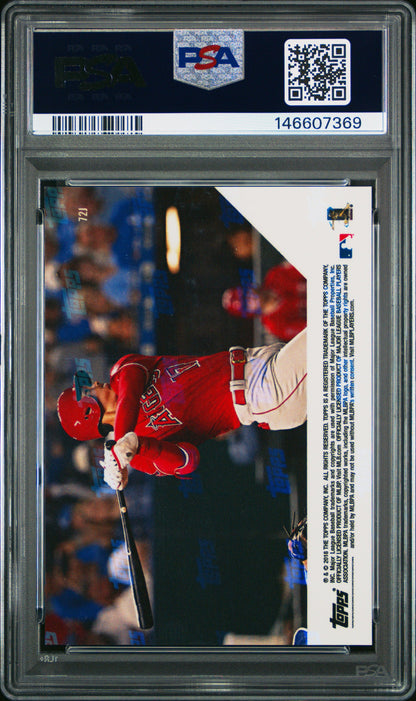 Graded 2018 Topps Now Shohei Ohtani #72J 1st Career Triple Japanese Rookie RC Baseball Card PSA 10 Gem Mint