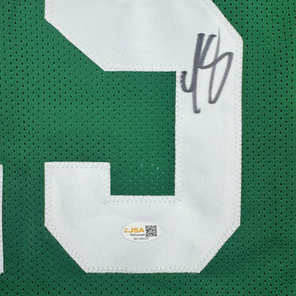 Autographed/Signed LeSean McCoy Philadelphia Kelly Green Football Jersey JSA COA