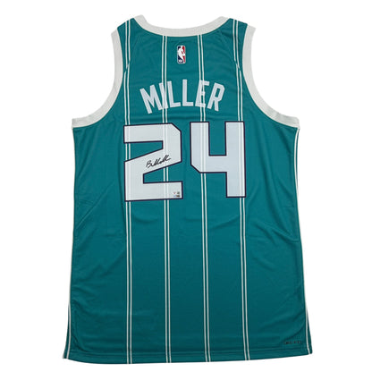 Autographed/Signed Brandon Miller Charlotte Hornets Teal Authentic Basketball Jersey Fanatics COA