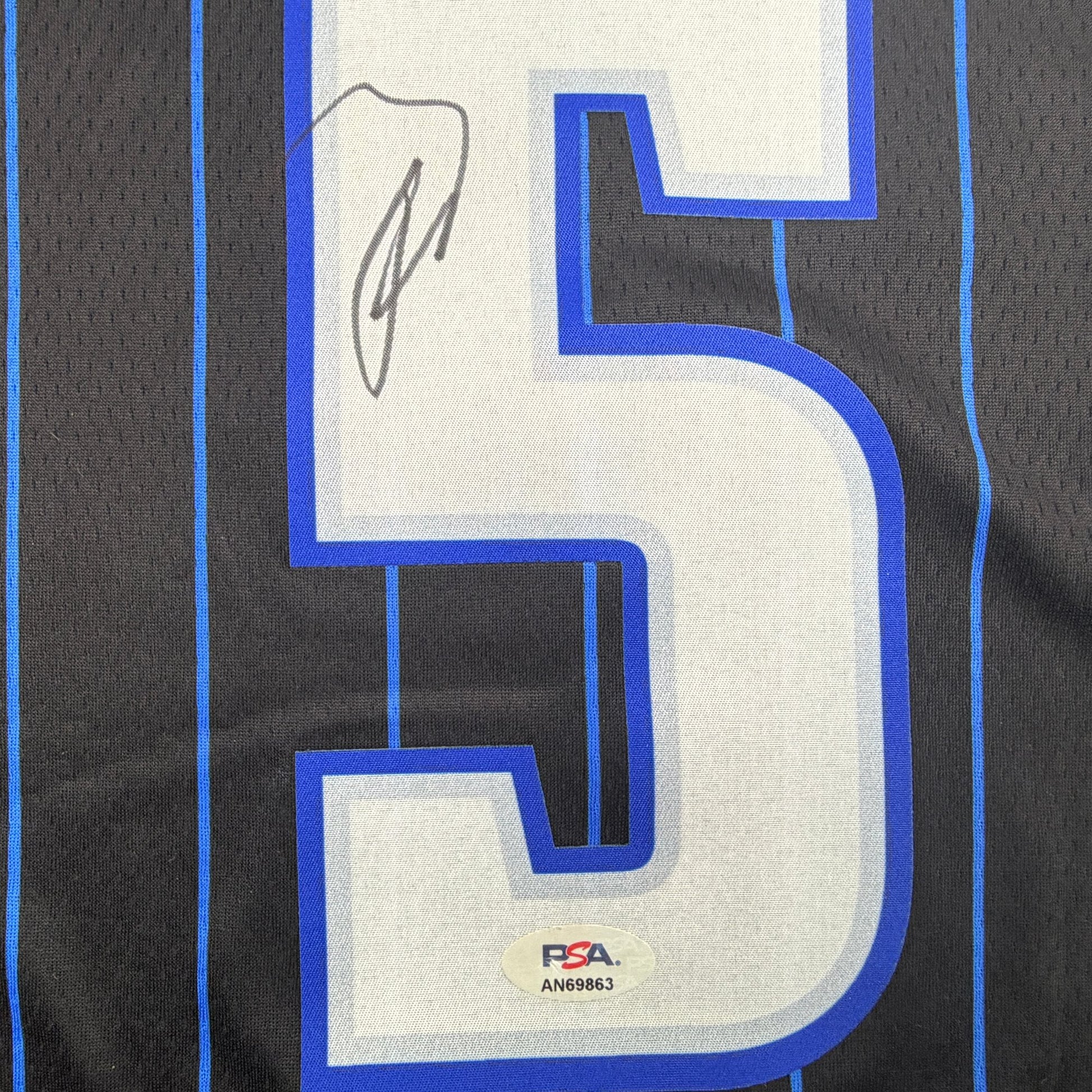 Autographed/Signed Paolo Banchero Orlando Magic Black Authentic Basketball Jersey PSA/DNA COA