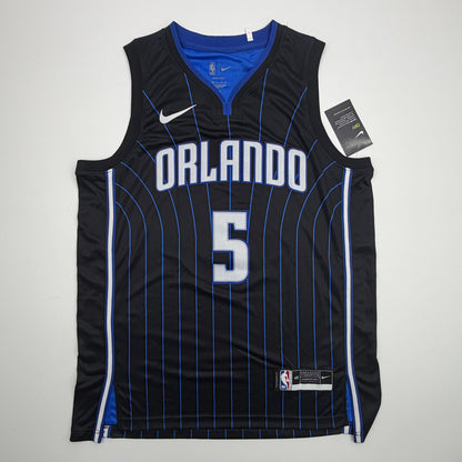 Autographed/Signed Paolo Banchero Orlando Magic Black Authentic Basketball Jersey PSA/DNA COA