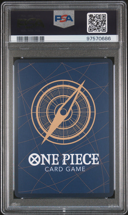 Graded 2024 One Piece JPN Dracule Mihawk #070 PRB01 Japanese Premium Booster Trading Card Game PSA 10 Gem Mint