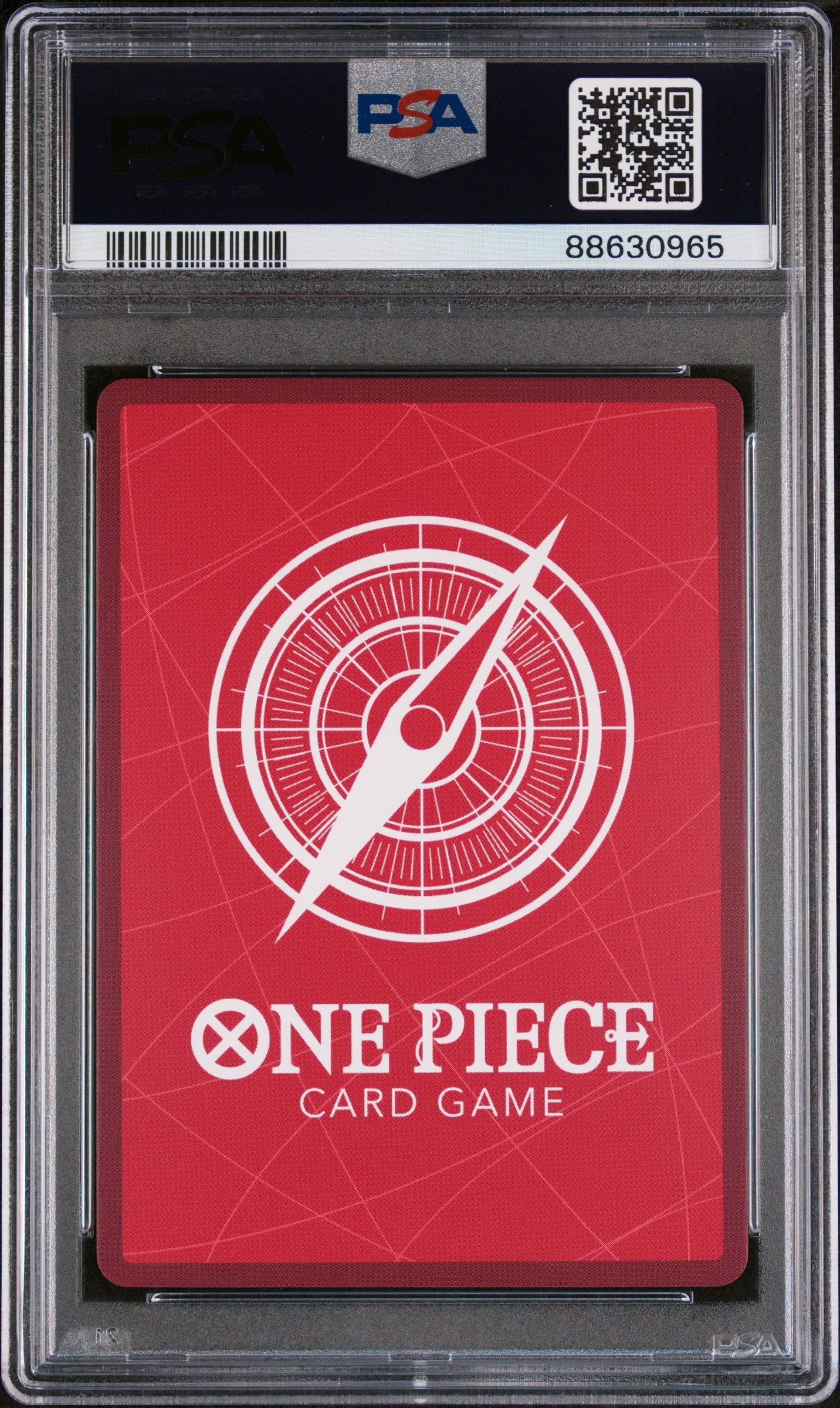 Graded 2023 One Piece Monkey D Luffy #001 ST08 Trading Card Game PSA 10 Gem Mint
