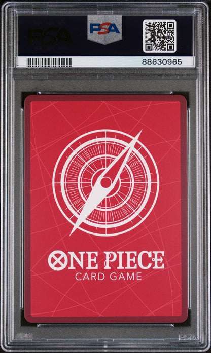 Graded 2023 One Piece Monkey D Luffy #001 ST08 Trading Card Game PSA 10 Gem Mint