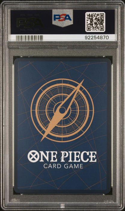 Graded 2024 One Piece Japanese Porche #072 500 Years in the Future Trading Card Game PSA 10 Gem Mint
