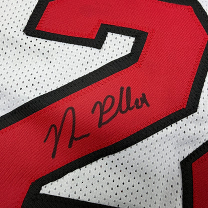Autographed/Signed Norman Powell Miami White Basketball Jersey Beckett BAS COA