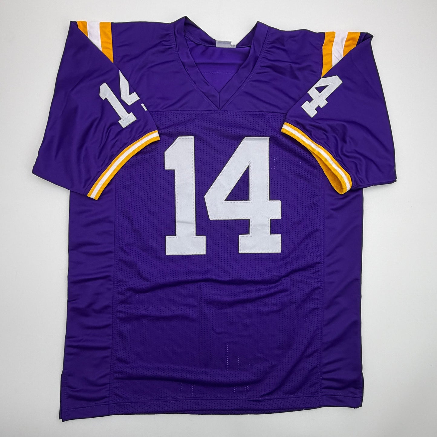 Autographed/Signed Michael Clayton LSU Purple College Football Jersey JSA COA