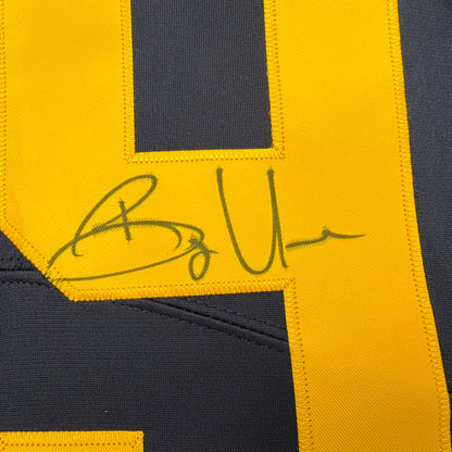 Autographed/Signed Bryce Underwood Michigan Blue College Football Jersey JSA COA