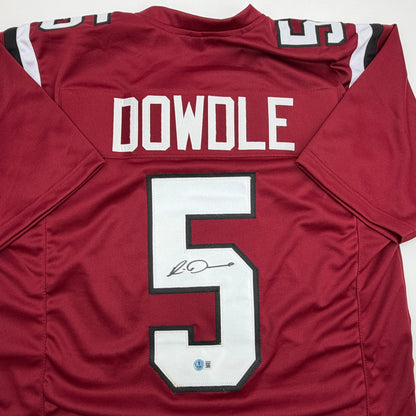 Autographed/Signed Rico Dowdle South Carolina Maroon College Football Jersey JSA COA