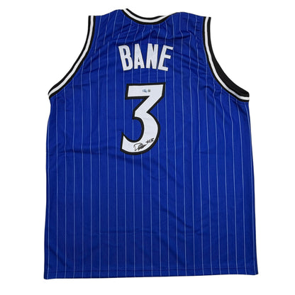 Autographed/Signed Desmond Bane Orlando Blue Pinstripe Basketball Jersey Beckett BAS COA