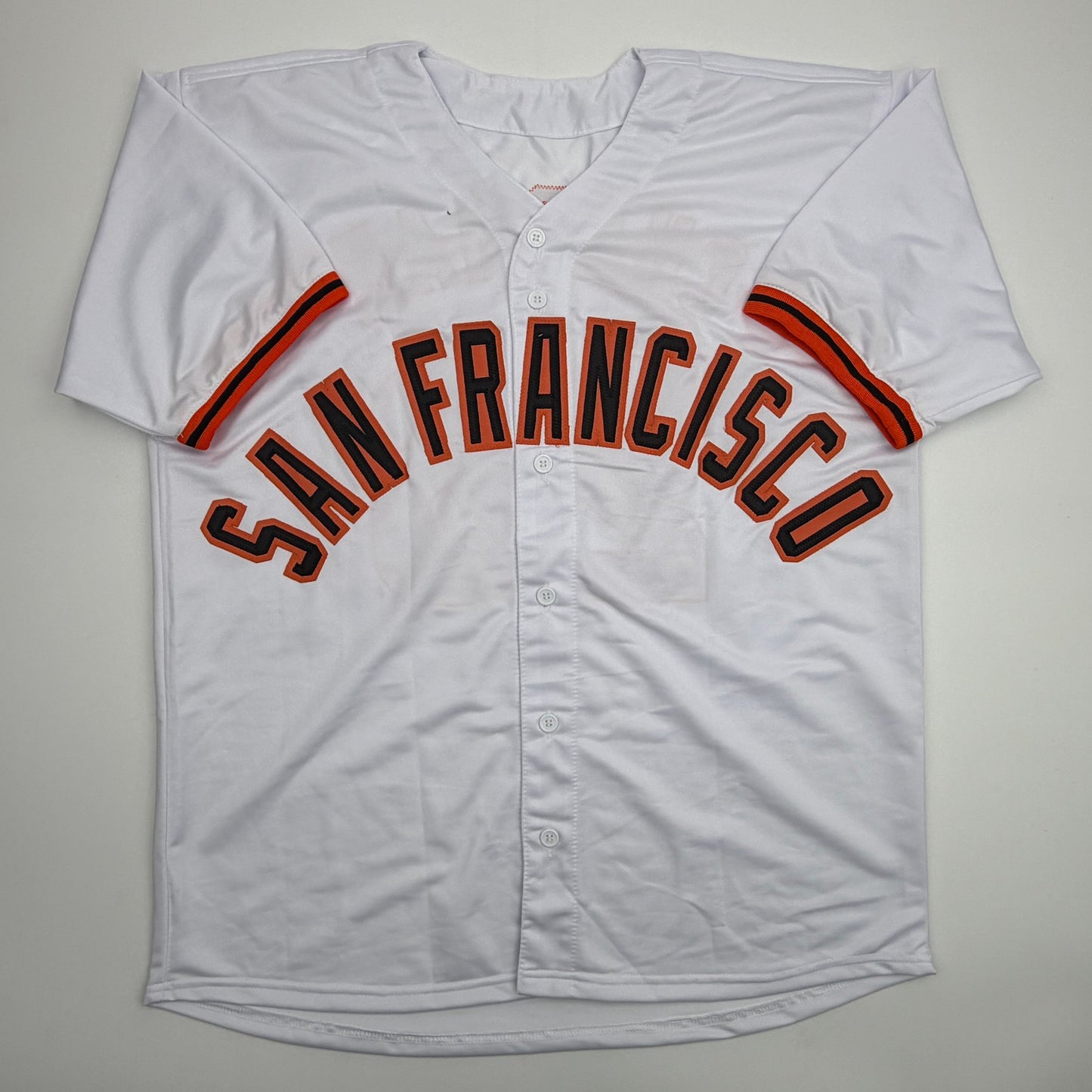 Autographed/Signed Matt Chapman San Francisco White Baseball Jersey Beckett BAS COA