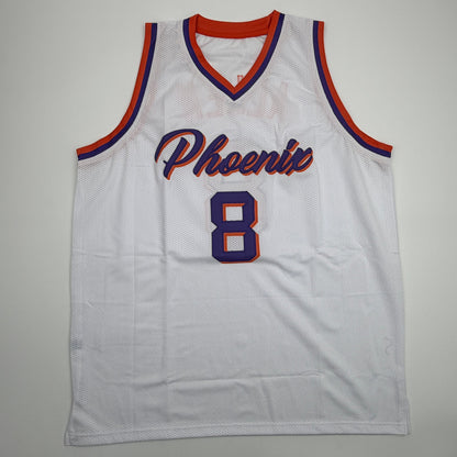 Autographed/Signed Grayson Allen Phoenix White Basketball Jersey Beckett BAS COA