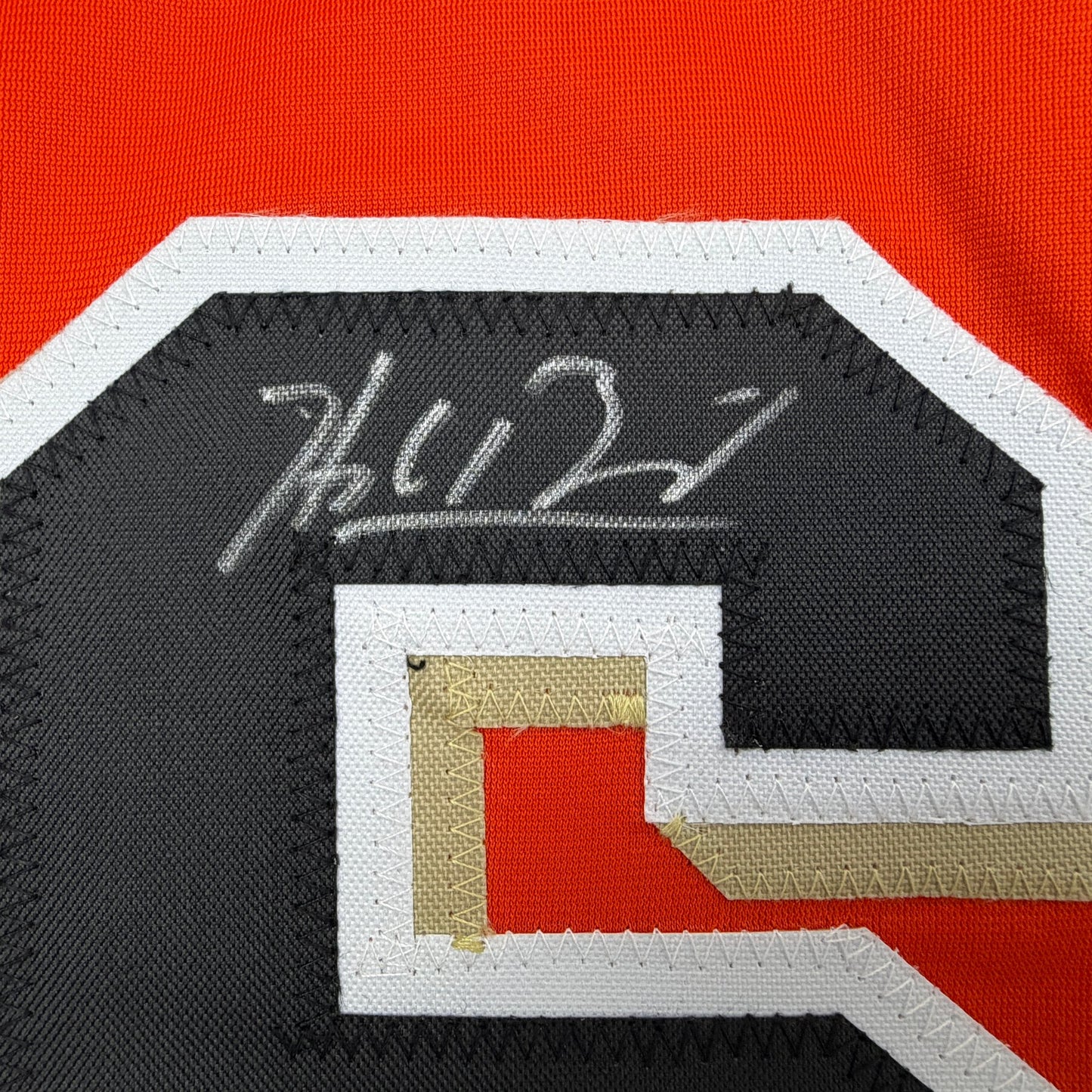 Autographed/Signed Hayden Birdsong San Francisco Orange Baseball Jersey Beckett BAS COA