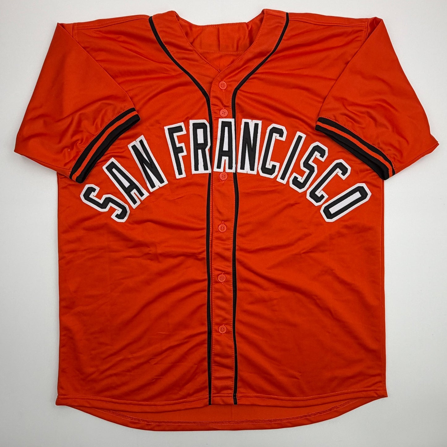 Autographed/Signed Hayden Birdsong San Francisco Orange Baseball Jersey Beckett BAS COA