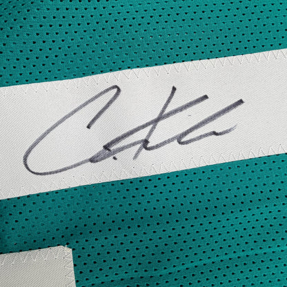 Autographed/Signed Christian Kirk Jacksonville Teal Football Jersey Beckett BAS COA