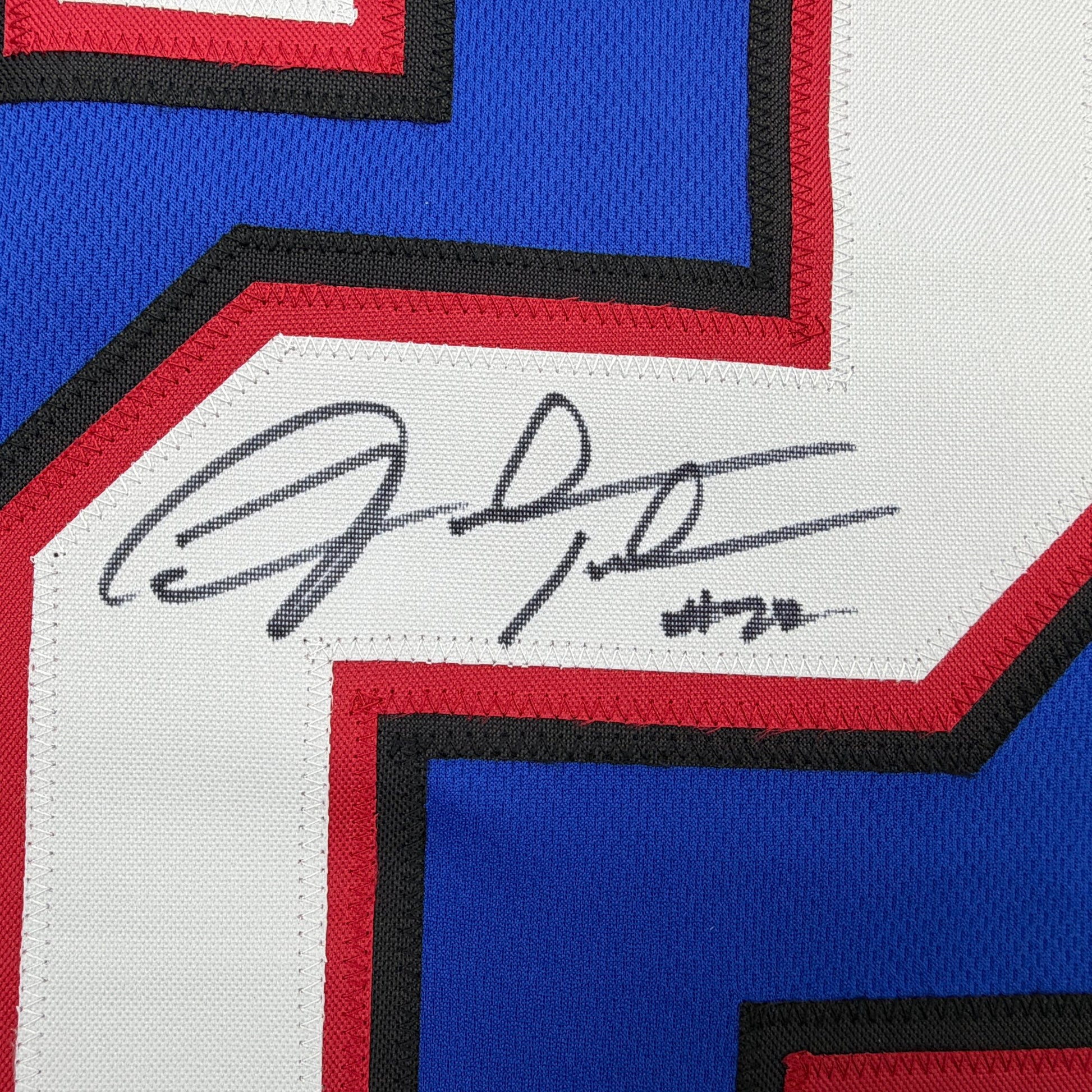 Autographed/Signed Fred Jackson Buffalo Blue Football Jersey JSA COA