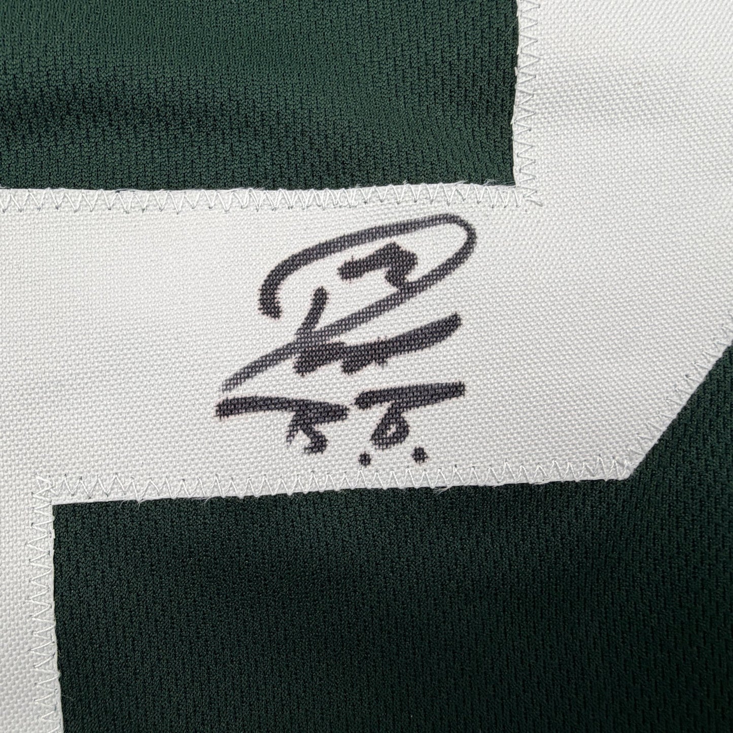 Autographed/Signed Don Beebe Green Bay Green Football Jersey JSA COA