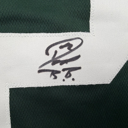 Autographed/Signed Don Beebe Green Bay Green Football Jersey JSA COA