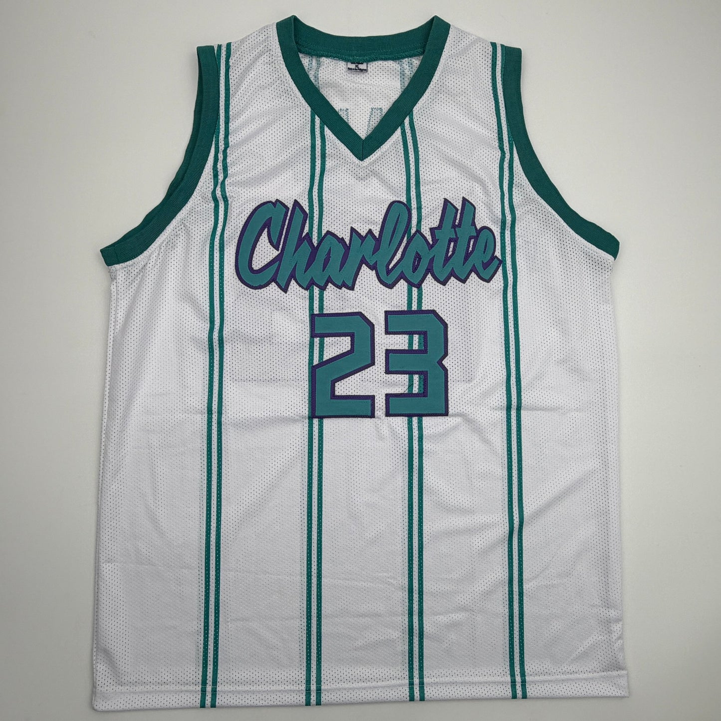 Autographed/Signed Tre Mann Charlotte White Basketball Jersey Beckett BAS COA