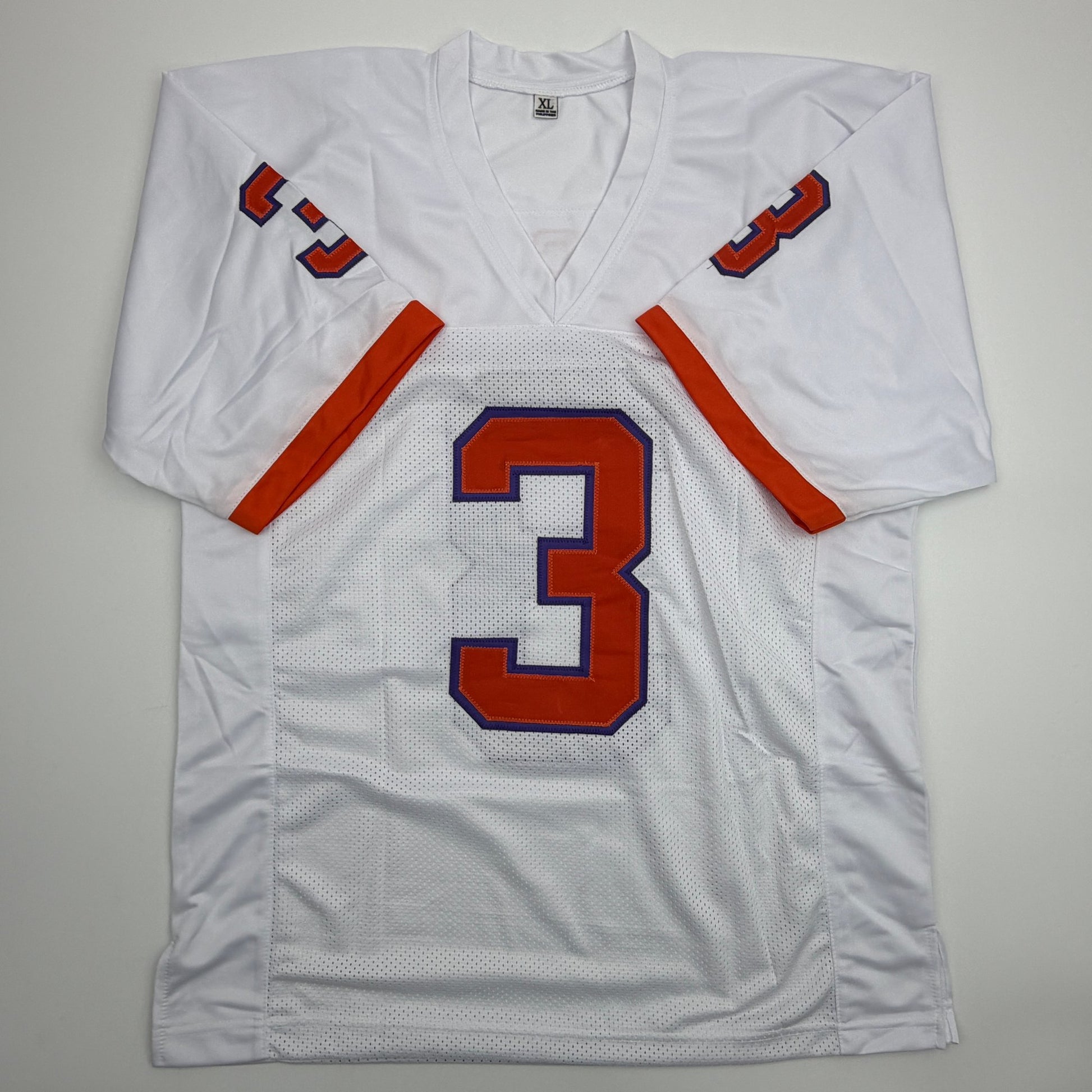 Autographed/Signed Amari Rodgers Clemson White College Football Jersey JSA COA