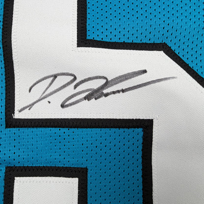 Autographed/Signed Diontae Johnson Carolina Blue Football Jersey JSA COA