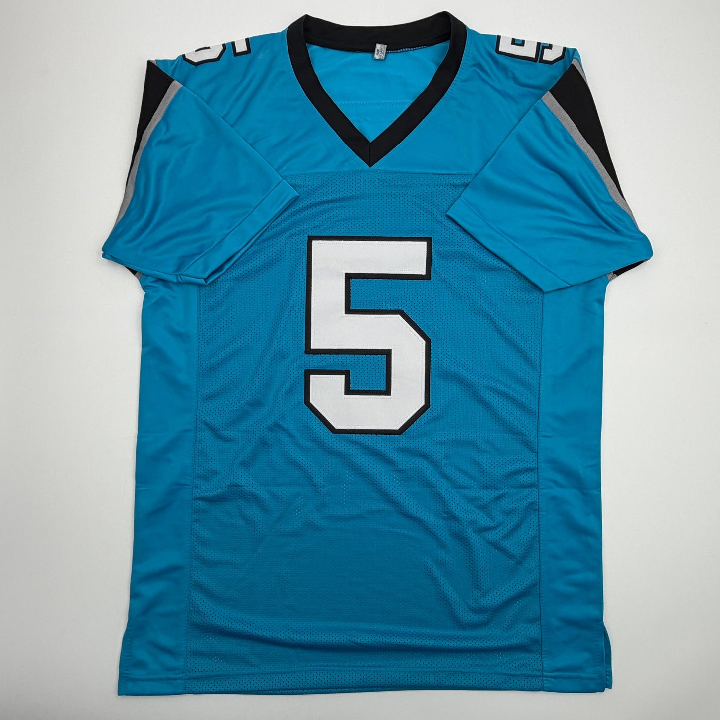 Autographed/Signed Diontae Johnson Carolina Blue Football Jersey JSA COA