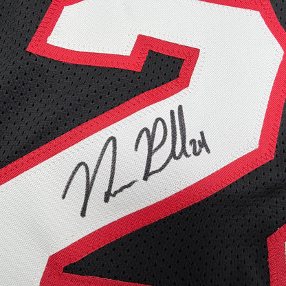 Autographed/Signed Norman Powell Miami Black Basketball Jersey Beckett BAS COA