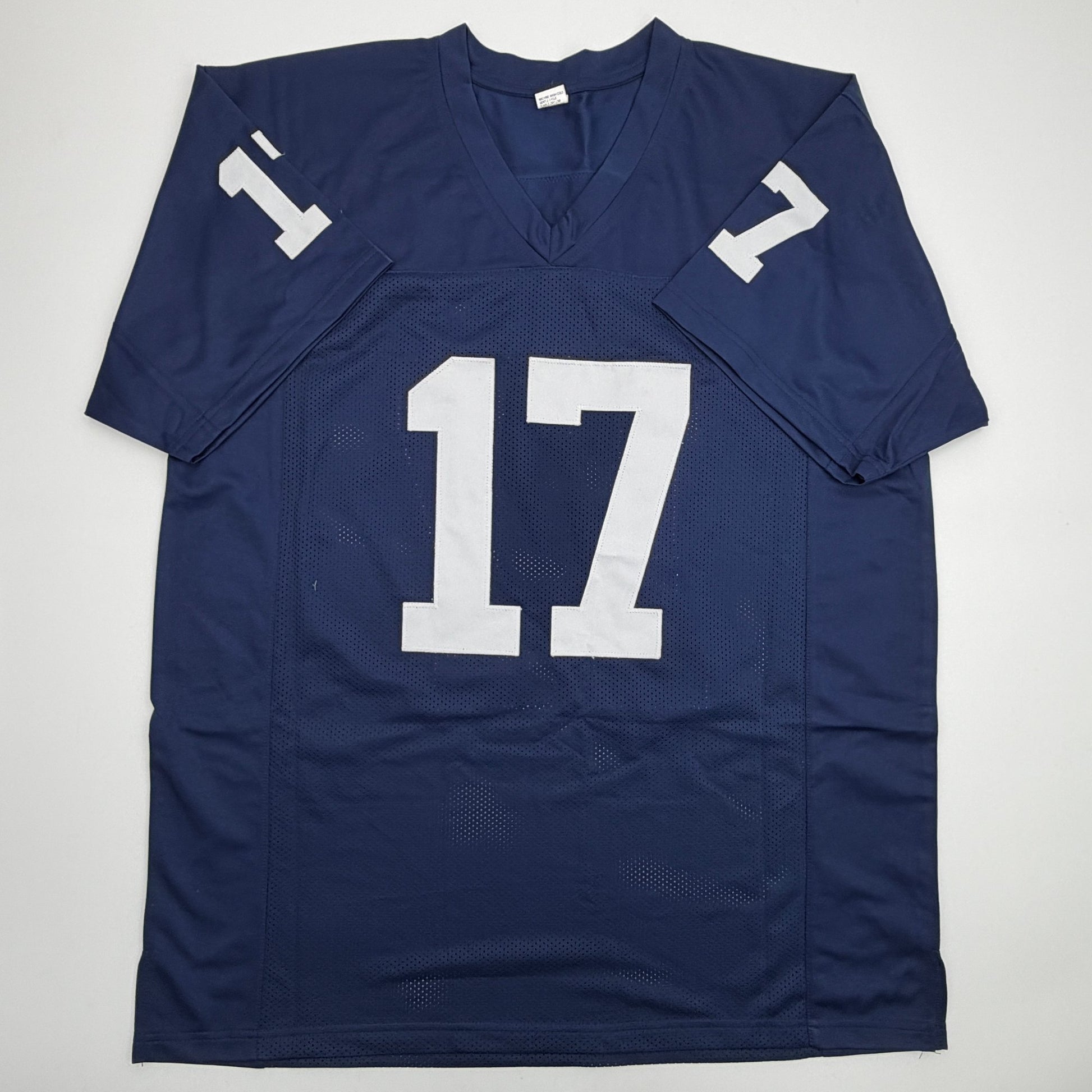 Autographed/Signed Arnold Ebiketie Penn State Blue College Football Jersey JSA COA