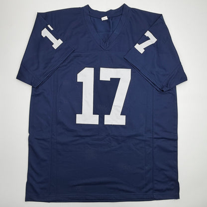 Autographed/Signed Arnold Ebiketie Penn State Blue College Football Jersey JSA COA