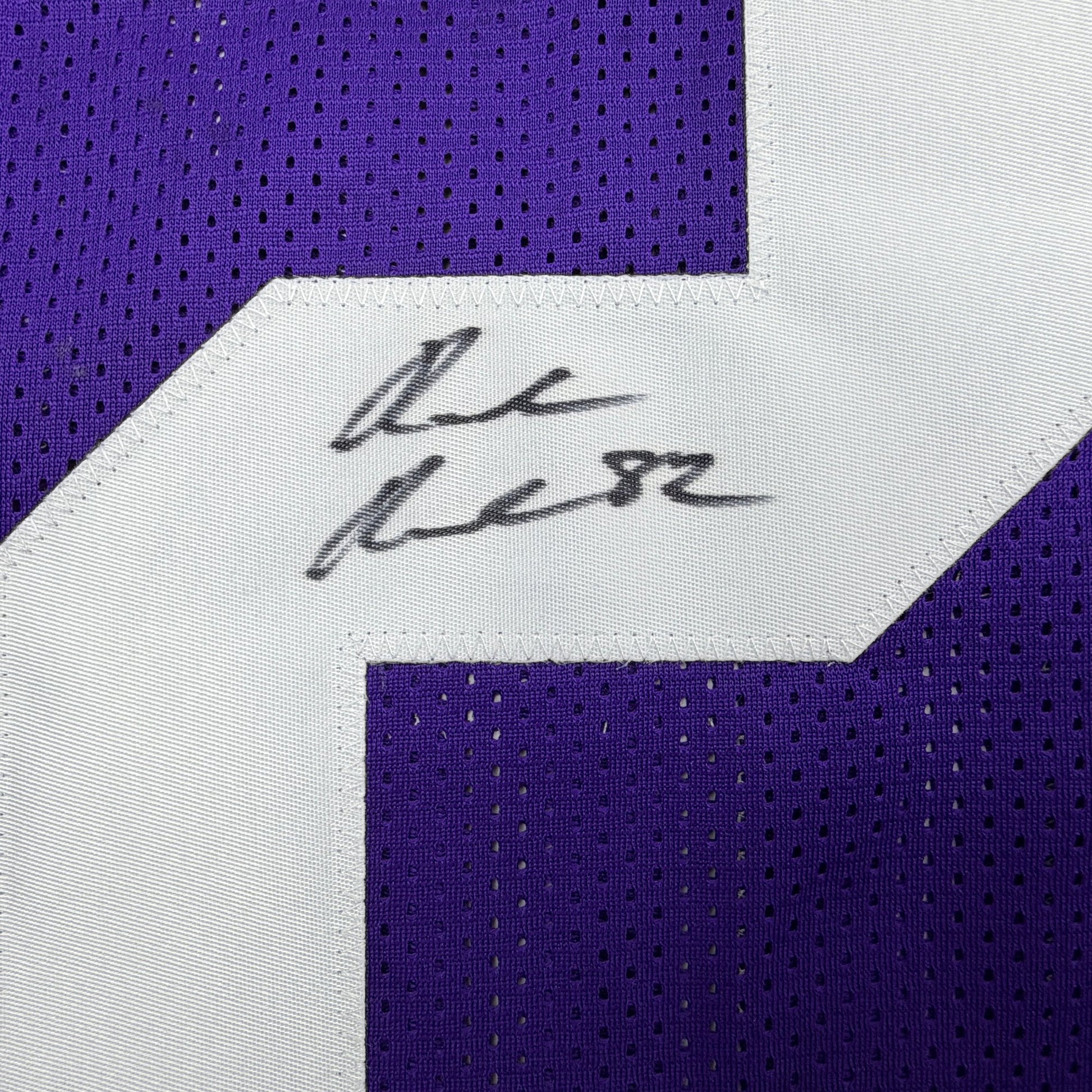 Autographed/Signed Rueben Randle LSU Purple College Football Jersey Beckett BAS COA