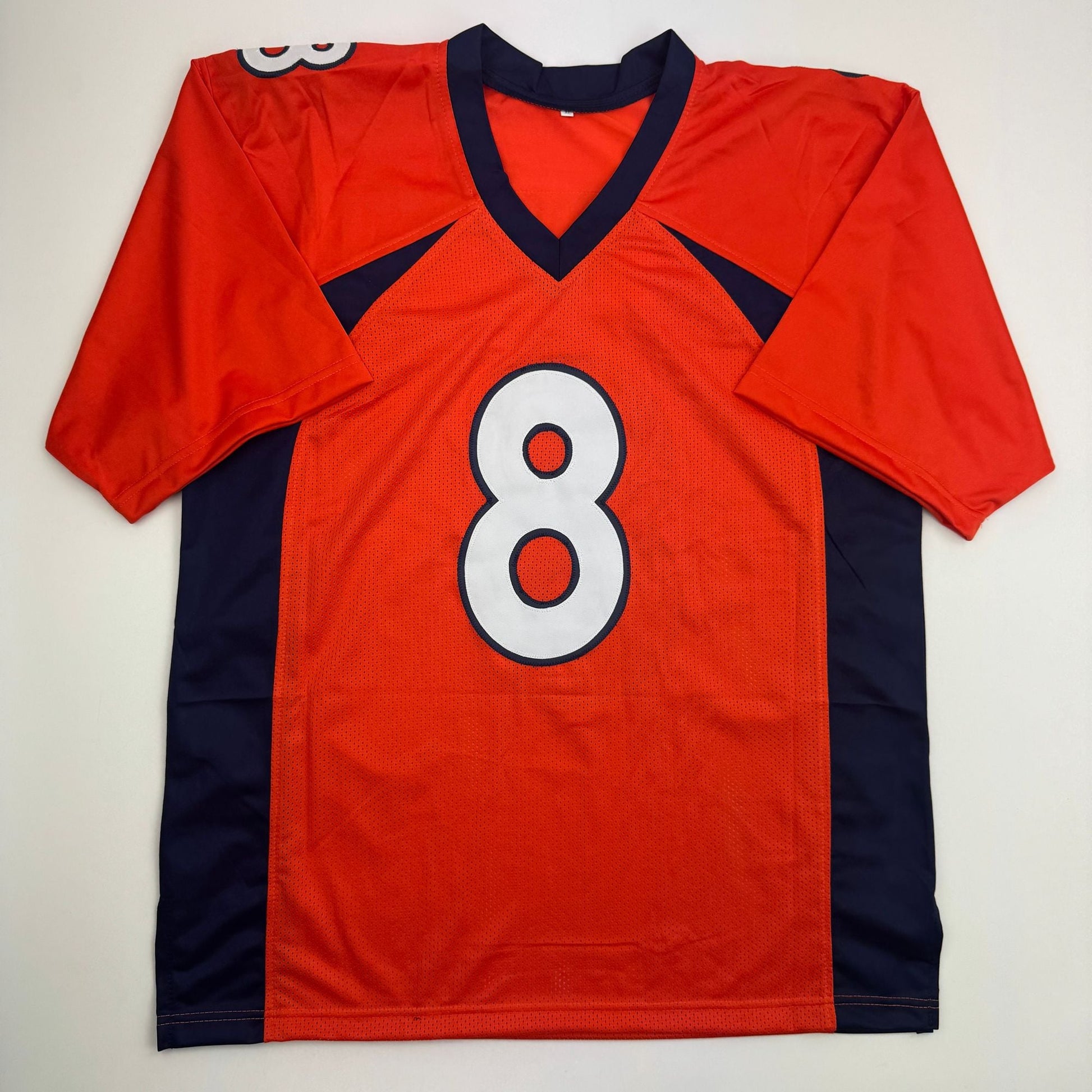 Autographed/Signed Kyle Orton Denver Orange Football Jersey Beckett BAS COA