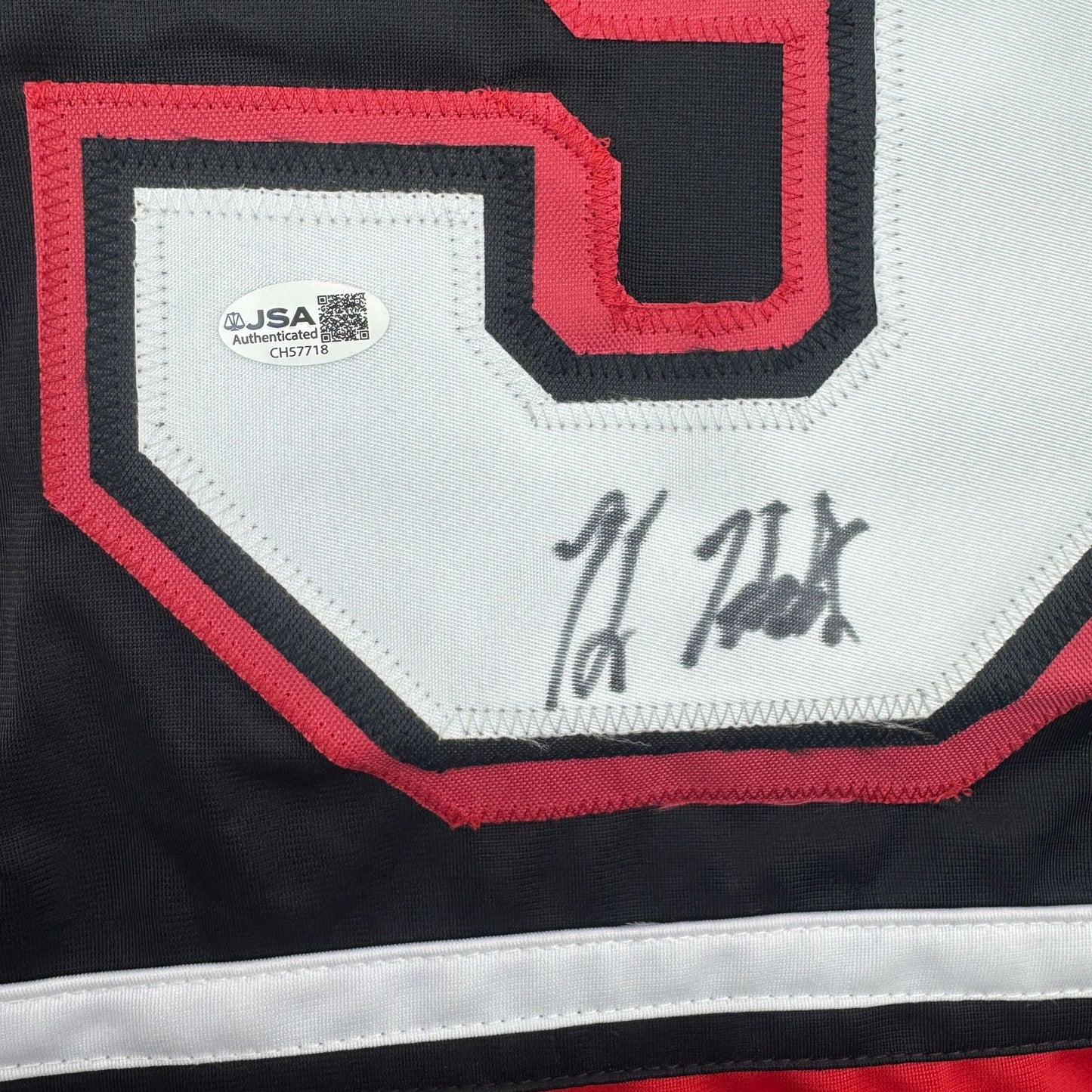 Autographed/Signed Kane Hodder Jason Voorhees Friday The 13th Black Movie Jersey JSA COA