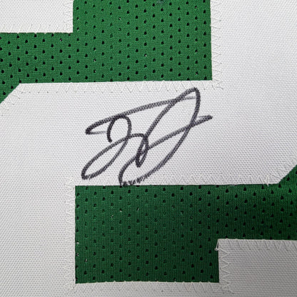 Autographed/Signed JD Davison Boston Green Basketball Jersey JSA COA