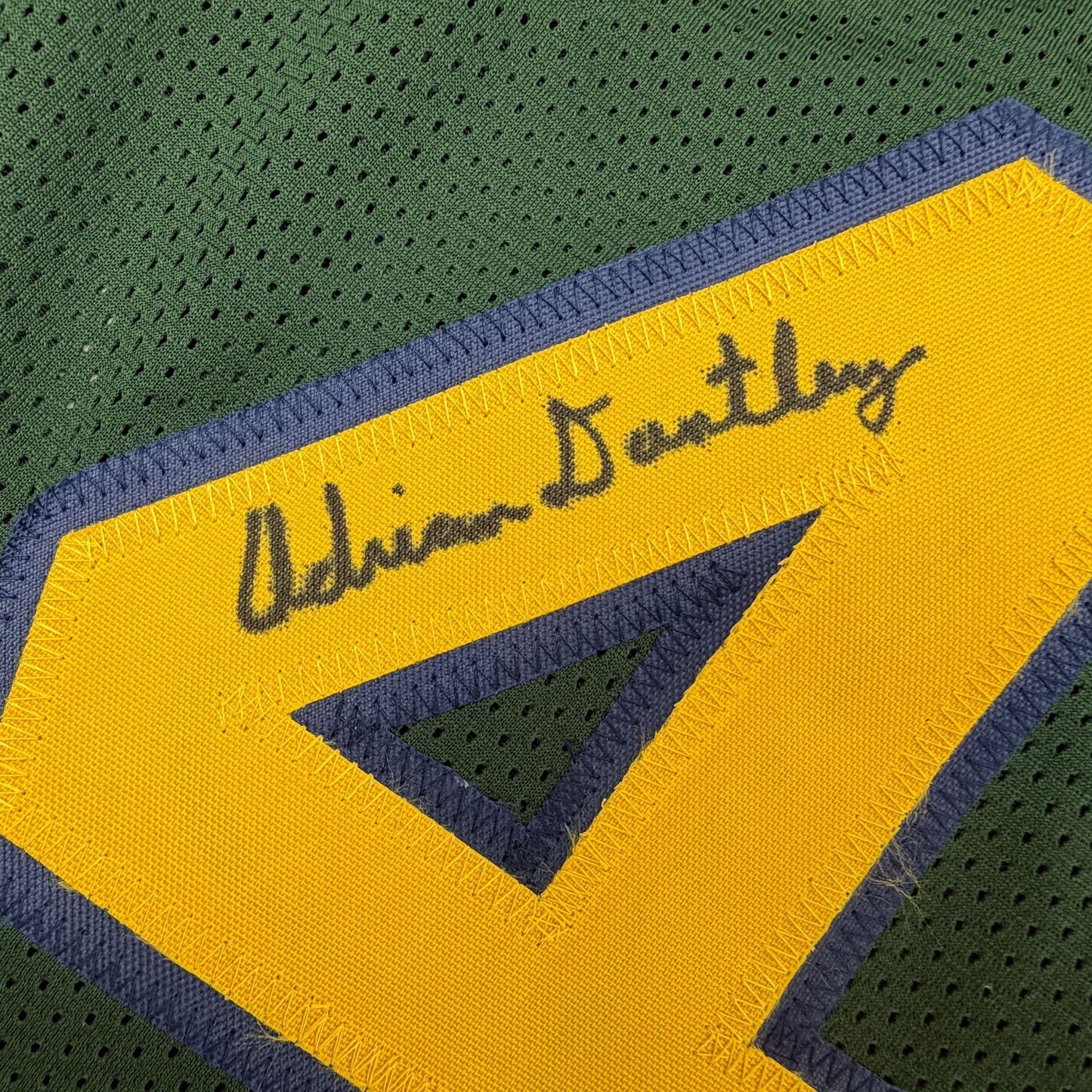 Autographed/Signed Adrian Dantley Notre Dame White College Basketball Jersey Beckett BAS COA