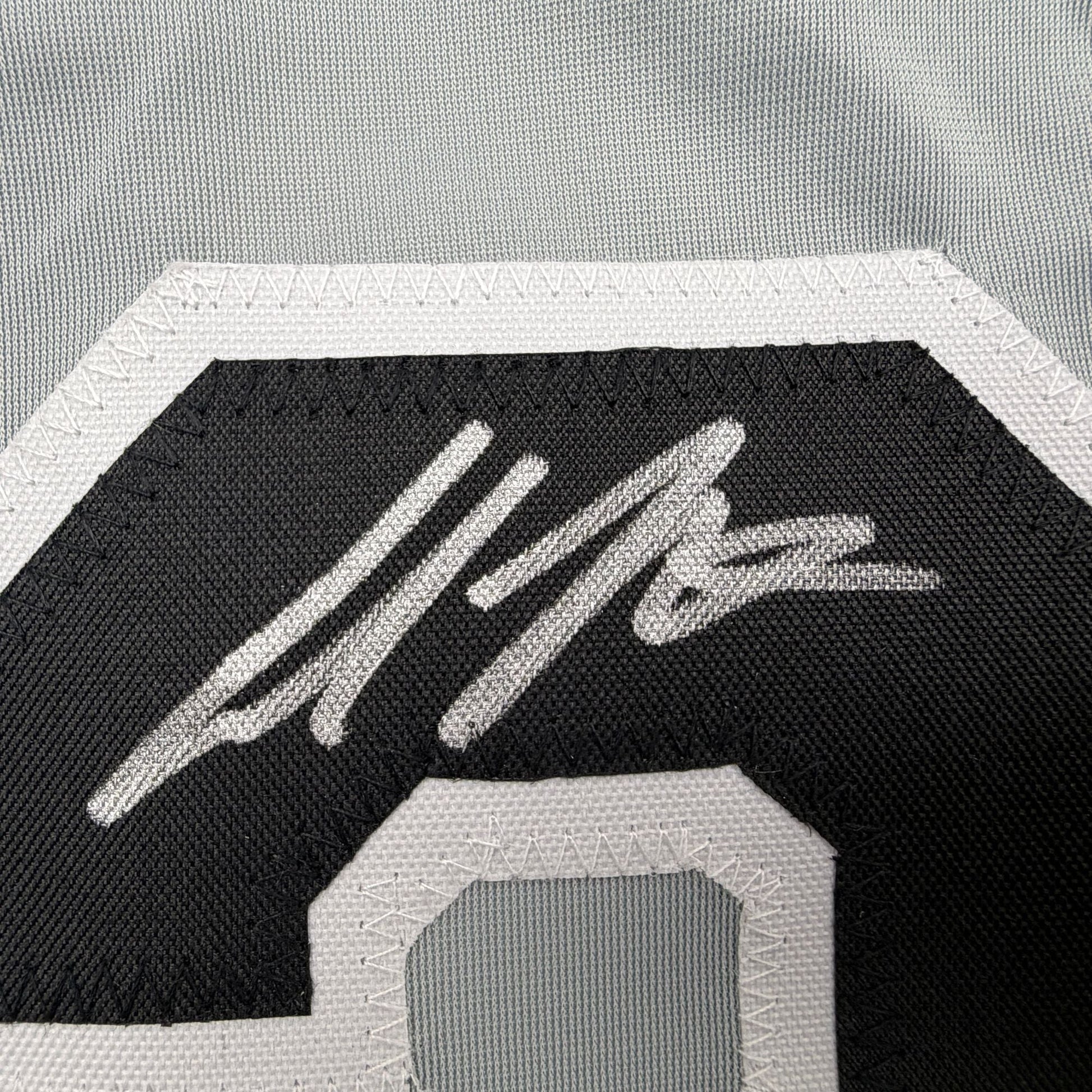 Autographed/Signed Colson Montgomery Chicago Grey Baseball Jersey Beckett BAS COA