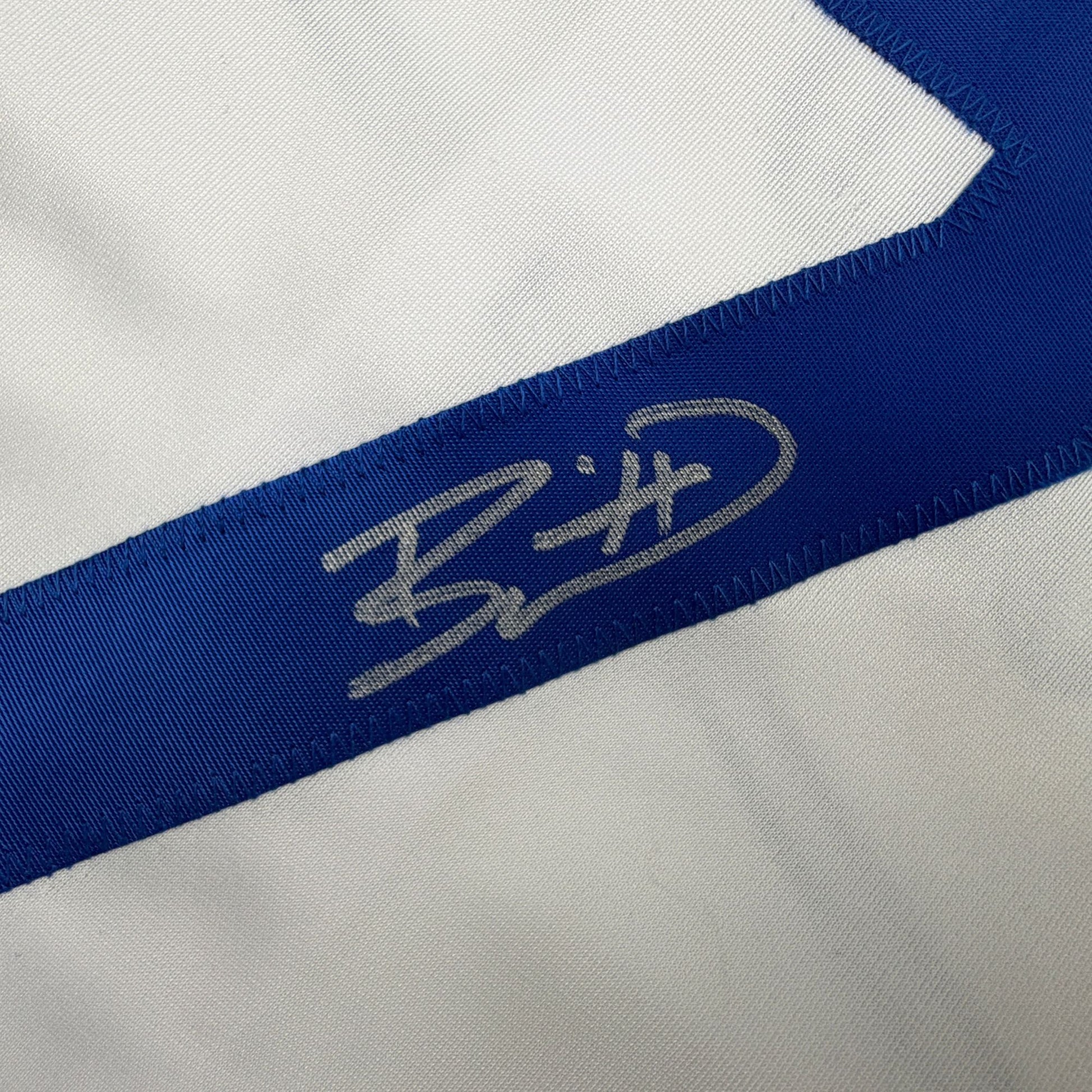 Autographed/Signed Bobby Witt Jr. Kansas City White Baseball Jersey Beckett BAS COA