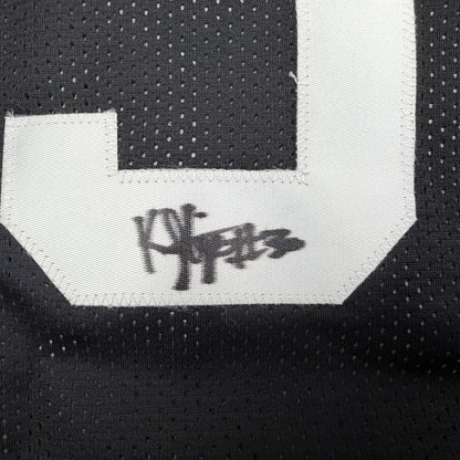 Autographed/Signed Kyle Filipowski Utah Black Basketball Jersey Beckett BAS COA