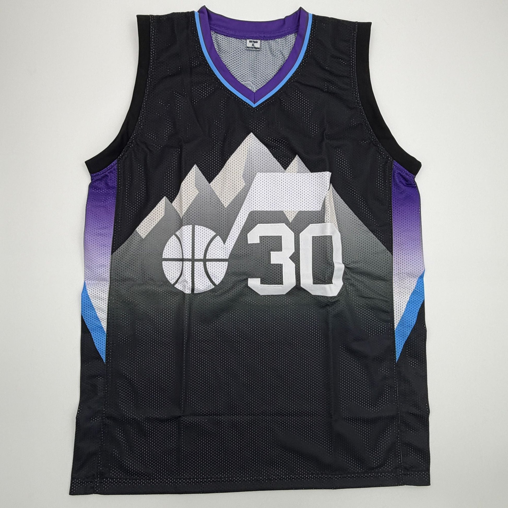 Autographed/Signed Kyle Filipowski Utah Black Basketball Jersey Beckett BAS COA