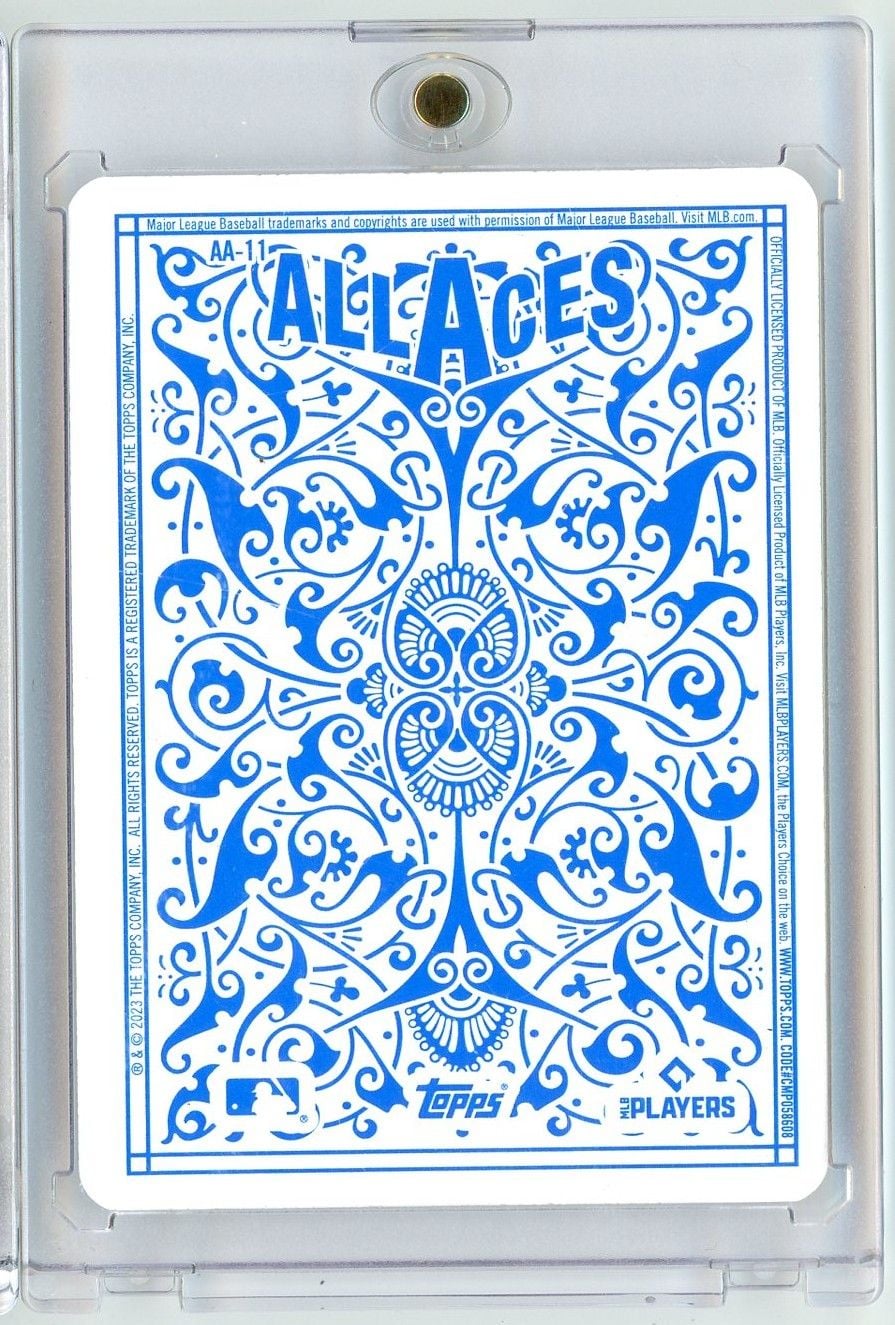  2023 Topps Shohei Ohtani #AA11 All Aces Blue Back Baseball Card