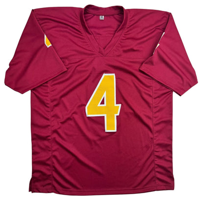 Autographed/Signed Cam Skattebo Arizona State Maroon College Football Jersey JSA COA