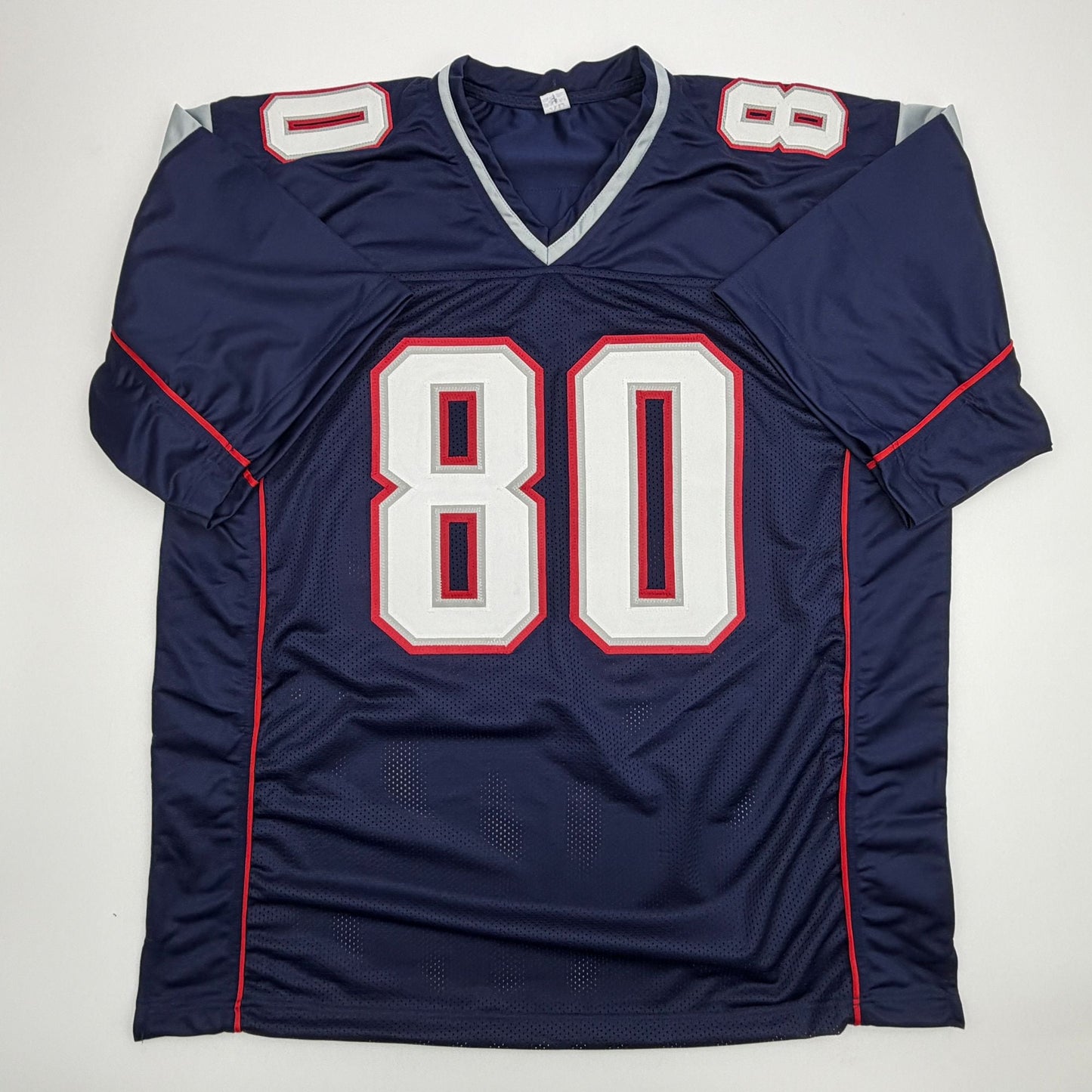 Autographed/Signed Danny Amendola New England Navy Blue Football Jersey JSA COA