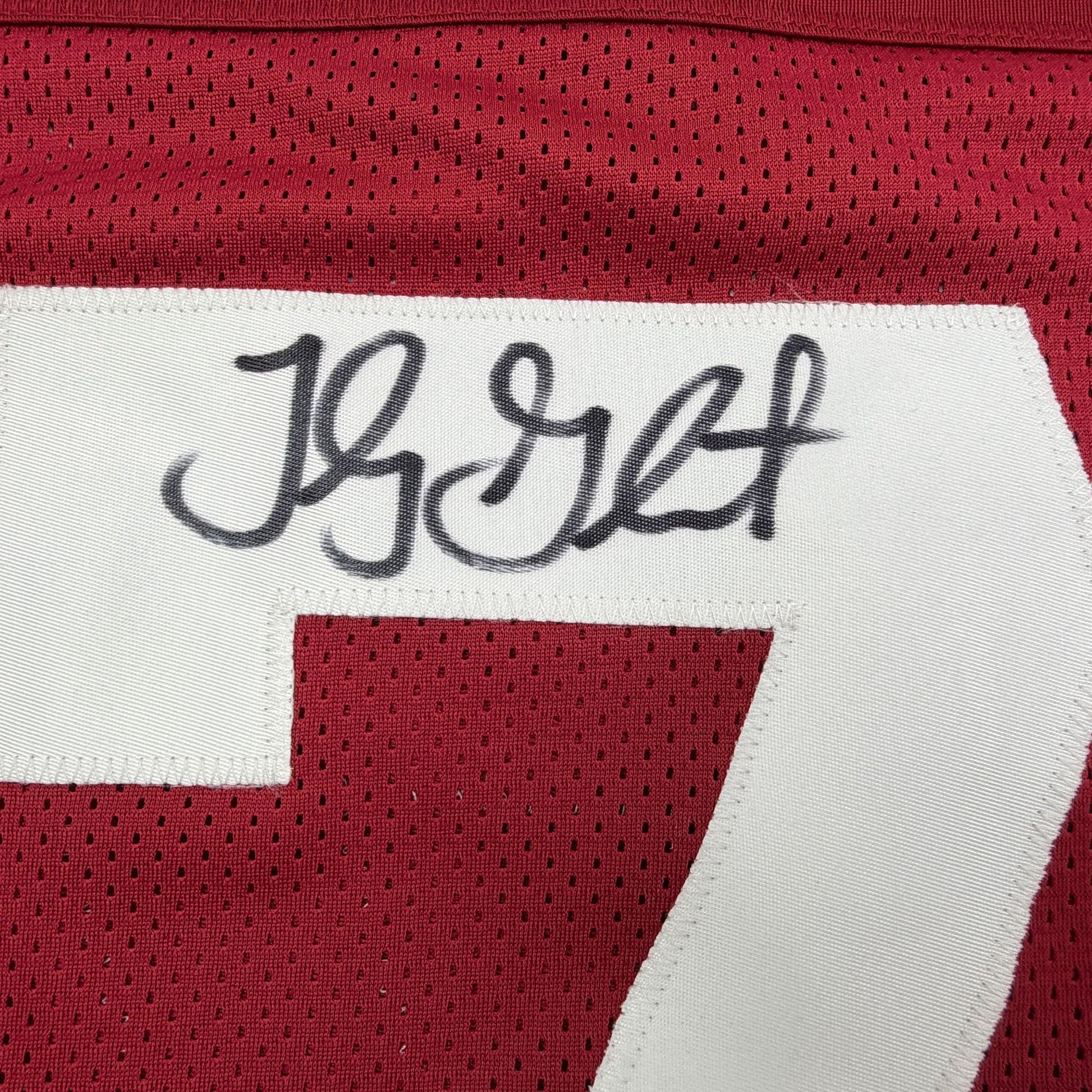Autographed/Signed Toby Gerhart Stanford Red College Football Jersey JSA COA
