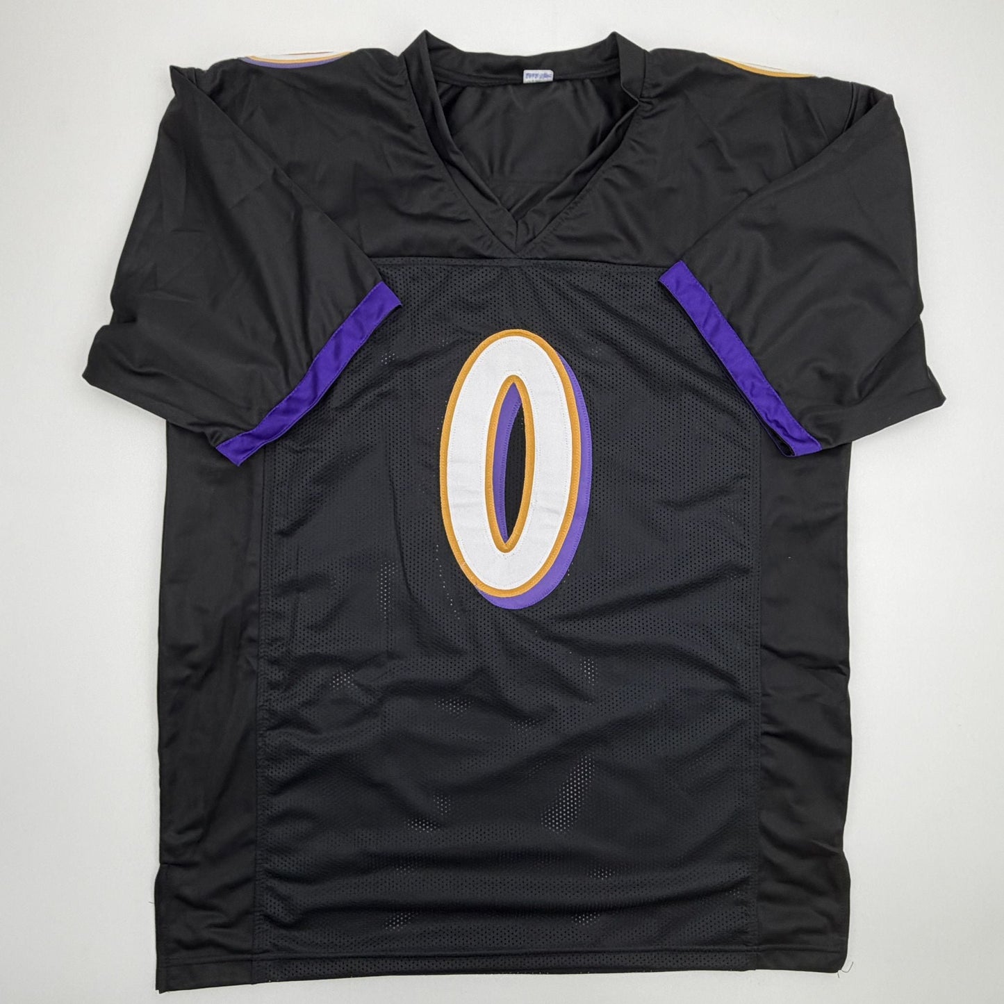 Autographed/Signed Roquan Smith Baltimore Black Football Jersey Beckett BAS COA