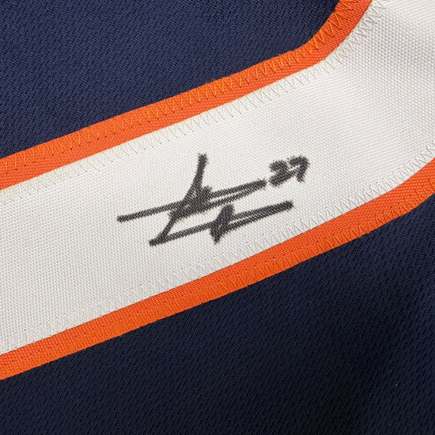 Autographed/Signed Steve Atwater Denver Blue Football Jersey JSA COA